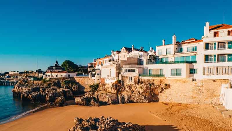 View of Cascais natural beauty in Portuguese region