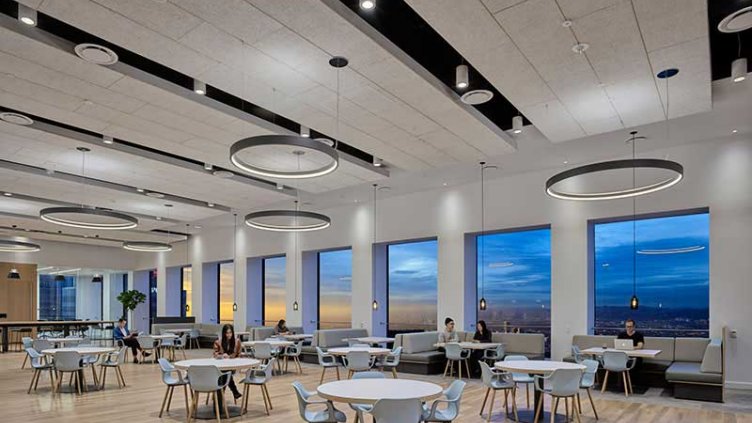 The café at Boston Consulting Group's west coast headquarters